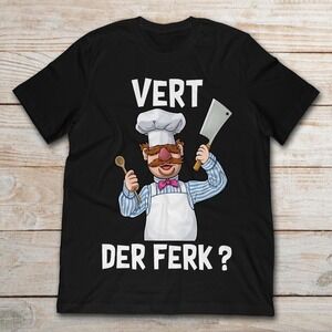 The Muppet Show Swedish Chef Vert Der Ferk Shirt